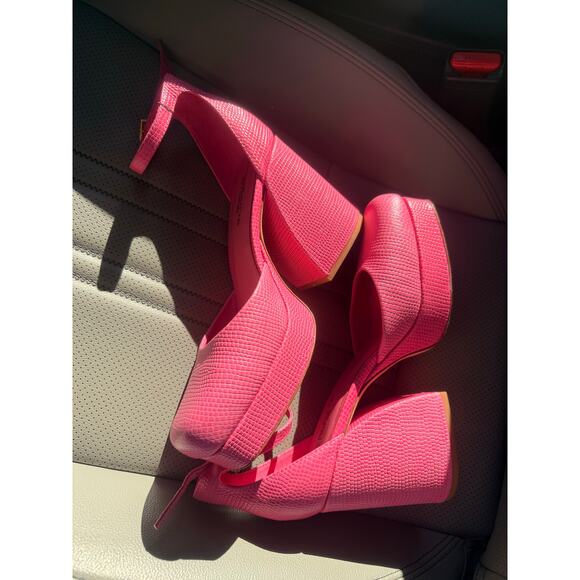 CHARLOTTE STONE Fran Flamingo US 9 Sabrina Carpenter Barbie Mary Jane Feminine - Picture 9 of 10